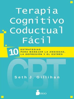 cover image of Terapia cognitivo conductual fácil